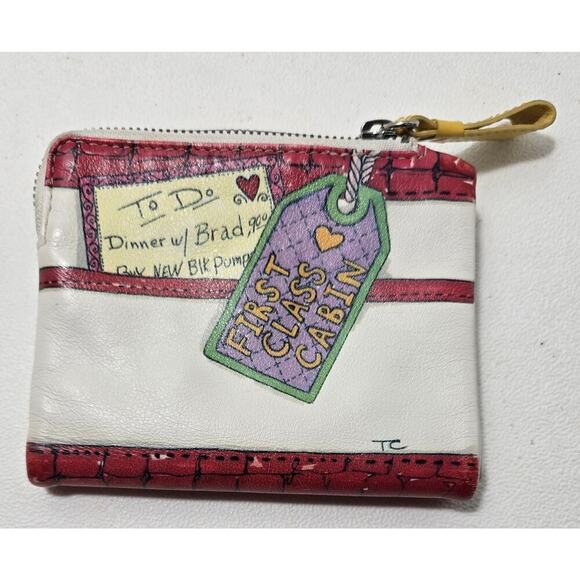 Brighton Fashionista Chic Fashion Art Paris Wallet Love Snap Closure Card Slots - Picture 3 of 13